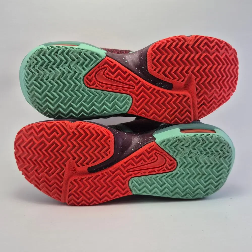 NIKE Lebron Witness 7 SE GS "Team Red Jade" Shoes Youth Size 5Y - Picture 8 of 12